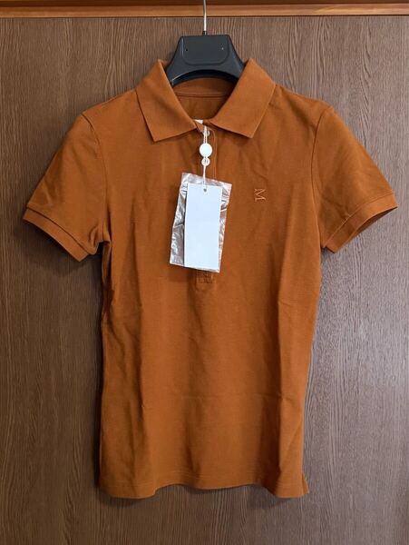 XS新品41%off メゾンマルジェラ ブランドロゴ 刺繍 半袖 ポロシャツ 半袖 Tシャツ カットソー 21SS size XS Maison Margiela 1 レディース