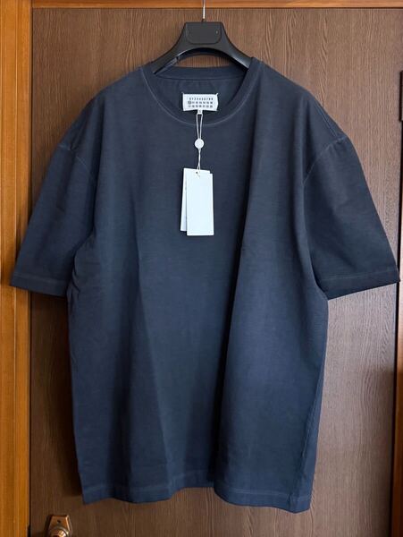 黒50新品 メゾンマルジェラ Memory of Label オーバーサイズ Tシャツ 24SS size 50 L 半袖 カットソー ブラック Maison Margiela 10 メンズ