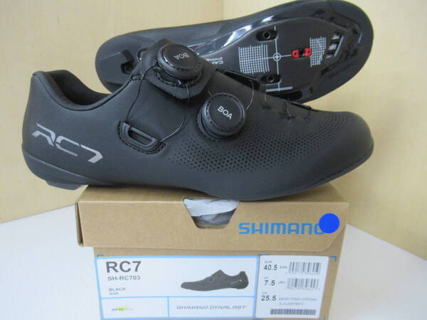 シマノ RC703 黒 EU40.5 25.5cm ロード SPD-SL
