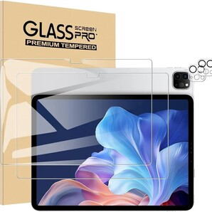 YXHH新登場 iPad Pro 11インチ 第5世代 用 フィルム 改良 強化ガラスフィルム 2枚入り HD高透過率 傷に強い + 2枚カメラフィルム