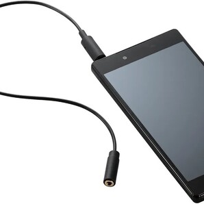 エレコム スマートフォン用アンテナケーブル 0.3m ブラック MPA-35AT03BK ワンセグ フルセグ ELECOM