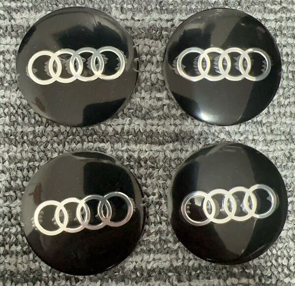 アウディ Audi ホイールセンターキャップステッカー 56mm 4枚