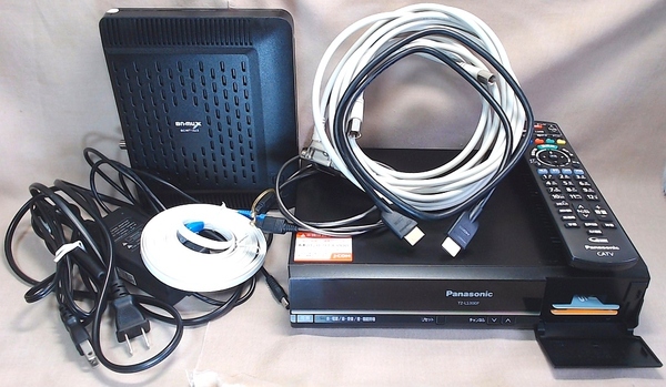 J:COM Panasonic TZ-LS300F + Wi-Fiモデム BNMUX BCW710J2 ≪送料無料≫ ケーブルテレビ CATV STB ジェイコム N2QAYB000573 JCOM