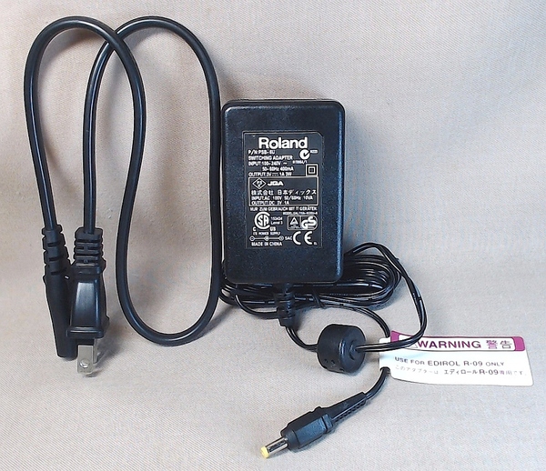 Roland PSB-6U ACアダプター ≪送料無料≫ ローランド R-05 R-09HR R-09HRSET プラグ径1.7/4.0mm 3V EIAJ#2 センタープラス スイッチング