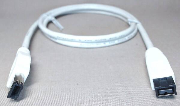FireWire 800⇔400 変換ケーブル 約90cm ≪送料無料≫ IEEE1394 a⇔b ファイヤーワイヤー