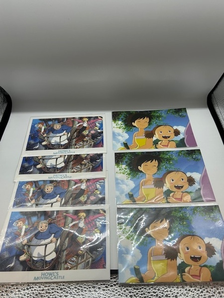 「7枚セット・訳ありアウトレット」スタジオジブリ・ムービック となりのトトロ & ハウルの動く城 ポストカード 日本製 15cm×10cm
