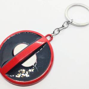 送料無料 デッドプール アメコミ サークル キーリング キーホルダー アメリカン雑貨 スマアク