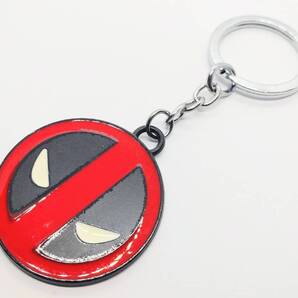 送料無料 デッドプール アメコミ 怒り サークル キーリング キーホルダー アメリカン雑貨 スマアク