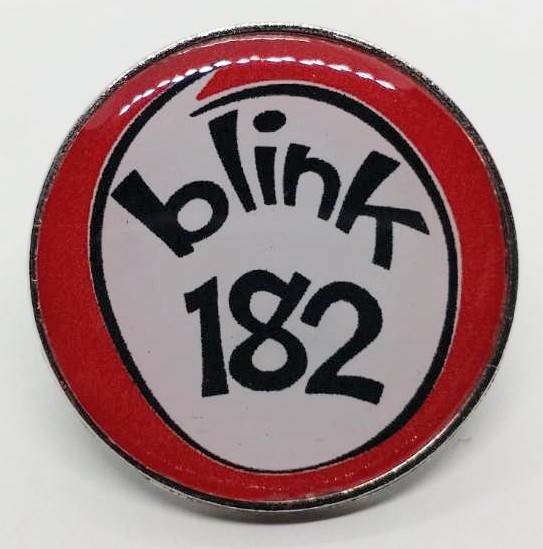 送料無料 ブリンク182 サークル ロックバンド ピンブローチ ピンズ PINS バッジ バッヂ アメリカン雑貨 スマアク