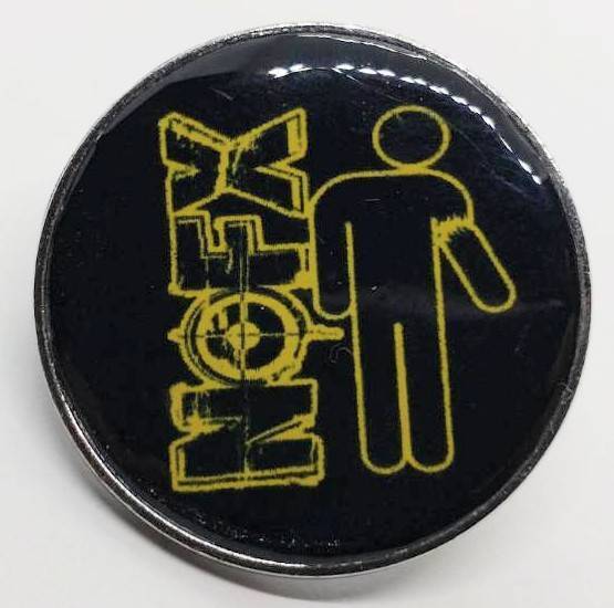 送料無料 NOFX サークル ロックバンド ピンブローチ ピンズ PINS バッジ バッヂ アメリカン雑貨 スマアク
