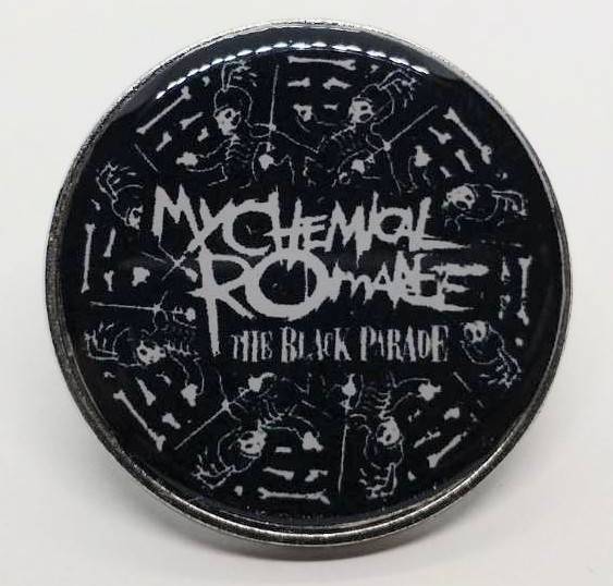 送料無料 マイ・ケミカル・ロマンス サークル ロックバンド ピンブローチ ピンズ PINS バッジ バッヂ アメリカン雑貨 スマアク