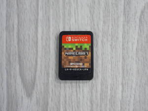 (M-61)マインクラフト MINECRAFT Nintendo Switch ニンテンドースイッチソフトのみ 起動確認のみ 中古
