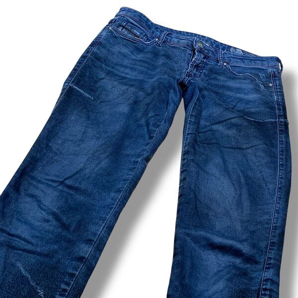 DIESELディーゼルGRACEY‐NEジョグジーンズW25ウエスト69cmストレッチリペア加工イタリア製レディースデニム M2322