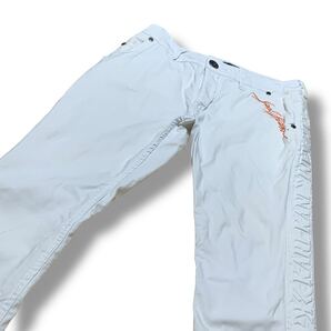 Karl Kani GOLFカールカナイゴルフW30ウエスト73cmSサイズ白強ストレッチメンズパンツゴルフ M2323