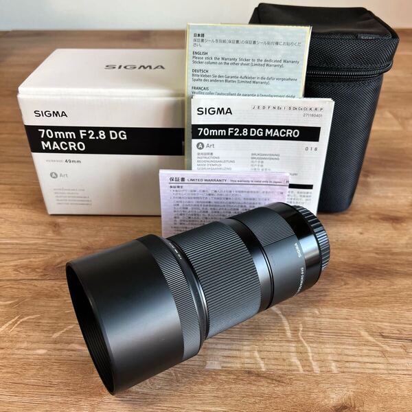 SIGMA 70mm F2.8 DG MACRO | Art Canon EF フルサイズ 美品