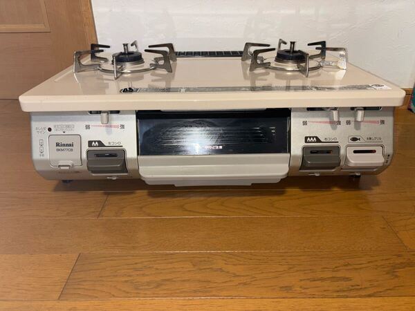 リンナイ 都市ガス用ガスコンロ BKM77CB Rinnai