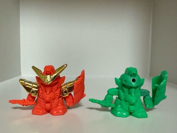 ガン消し ウイングガンダム パーツ揃い SDガンダム 消しゴム ガシャポン戦士 武者 騎士 セット 緑はオマケ フィギュア まとめ