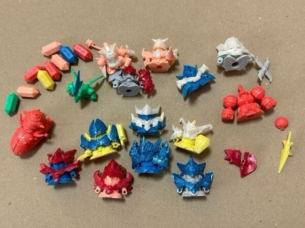 ガン消し エアマスター ビットエックス SDガンダム聖伝 パーツ欠品 消しゴム 武者 騎士 ガシャポン戦士 セット まとめ まとめ売り