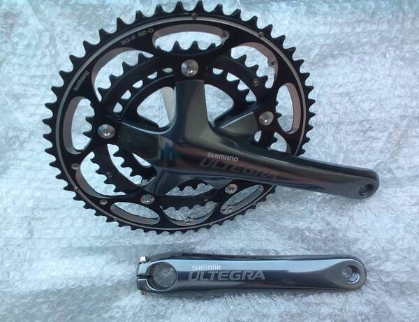 SHIMANO シマノ ULTEGRA アルテグラ FC-6604 GLOSSY GRAY 170mm TRIPLE 52-39-30 BROMPTON 送料無料