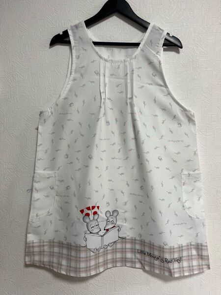 新品 ねずみくんフラワー総柄エプロン