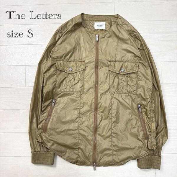 The Letters YUICHI MUKAIDA ザレターズ 向田雄一 カラーレスナイロンタフタジップシャツ ダブルジップ ブルゾン 薄手 ベージュ 洗濯可
