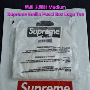 新品 未開封 Supreme Emilio Pucci Box Logo Tee シュプリーム エミリオ プッチ ボックス ロゴ ティー シャツ Medium ミディアム