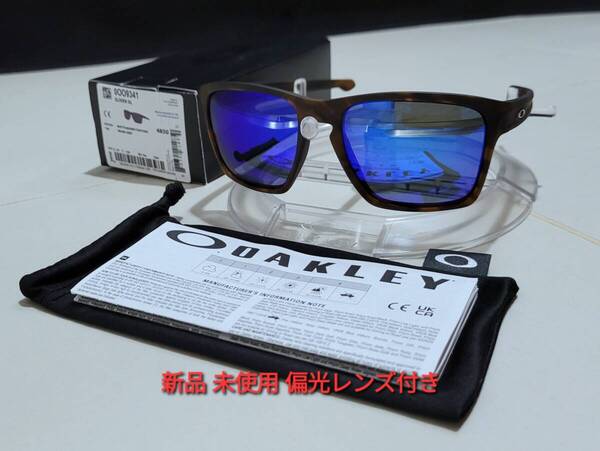 新品 偏光レンズ付き OAKLEY SLIVER XL オークリー スリバー エックスエル BLUE BLACK POLARIZED ブルー ブラック ポラライズド サングラス