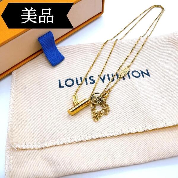 ◇ルイヴィトン◇M61080/GP/LV&ME/Yイニシャル/ネックレス