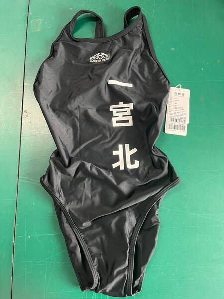 競泳水着 女子 校名マーキング有 女子水泳部 高校 黒色 Lサイズ ハイレグ 送料無料