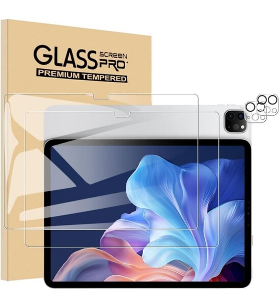 YXHH 2024 iPad Pro11インチ第5世代 用 フィルム HD高透過率 傷に強い 簡単貼り付 iPadPro11M4用ガラスフィルム+2枚カメラフィルムA35