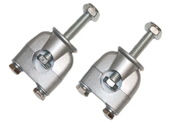 2個入りオートバイハンドルバーライザー 22 mmユニバーサル固定クランプライザー/ハーレー/カワサキ/スズキ/ヤマハ/ホンダに適用 J3