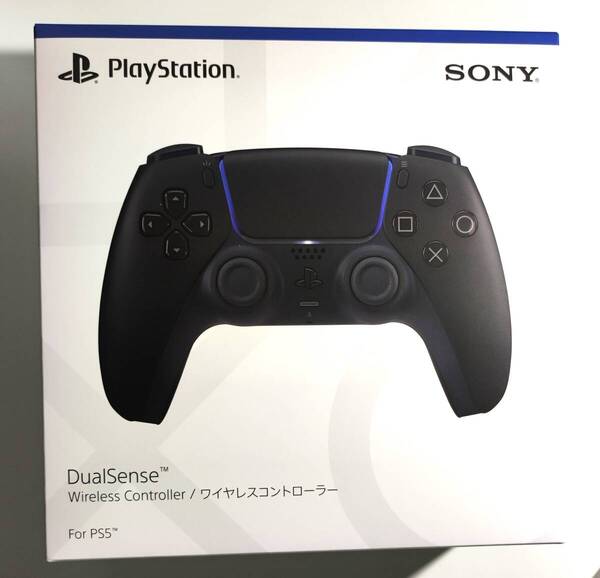 PS5 DualSense ワイヤレスコントローラー ミッドナイトブラック CFI-ZCT1J01 新品未開封