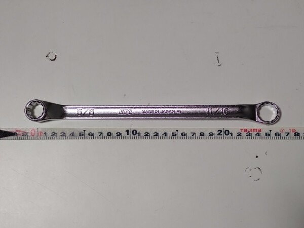KTC メガネレンチ 5/8 11/16 スパナ コンビネーションレンチ オフセットボックスレンチ 京都機械工具 美品