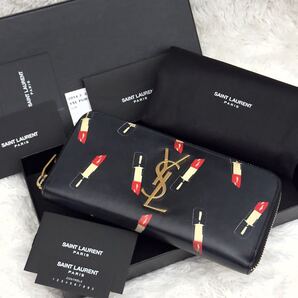 ☆激レア☆限定モデル SAINT LAURENT サンローラン カサンドラ 財布 ラウンドファスナー ジップアラウンド