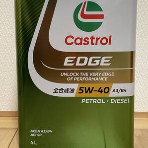 全国送料無料4L×1本カストロール エッジ 5W-40 SP A3/B4 エンジンオイル CASTROL EDGE ガソリン・ディーゼルエンジン用