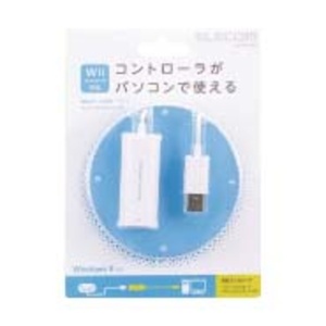 Wiiコントローラ対応ゲームパッドコンバータ 1台のWiiコントローラを接続するだけでパソコンで使用できる: JC-W01UWH