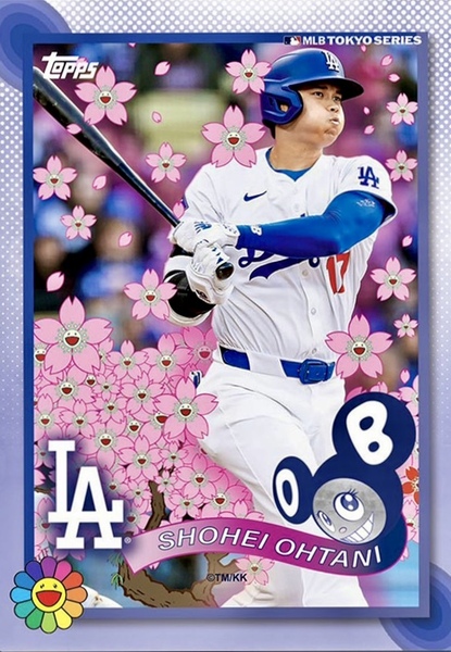 topps2025 大谷翔平 MLB東京シリーズ 村上隆デザイン限定カード(打者バージョン)