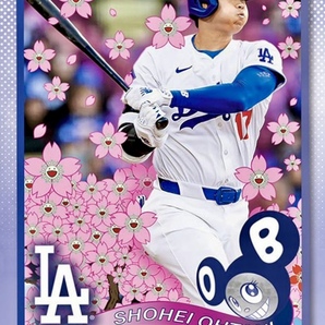 topps2025 大谷翔平 MLB東京シリーズ 村上隆デザイン限定カード(打者バージョン)