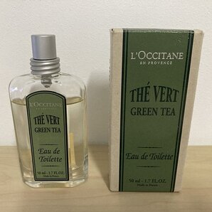 送料無料 ■ ロクシタン ガーデンオブロクシタン オードトワレ グリーンティー THE VERT GREEN TEA 箱入り 香水 50ml 残量不明