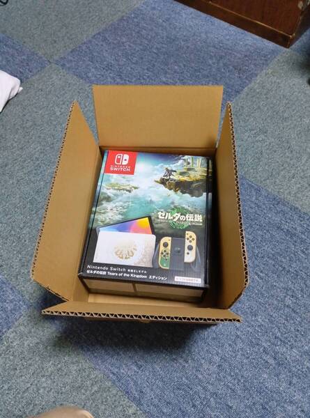新品同様。ニンテンドースイッチ ゼルダの伝説 ティアーズオブザキングダム 有機EL