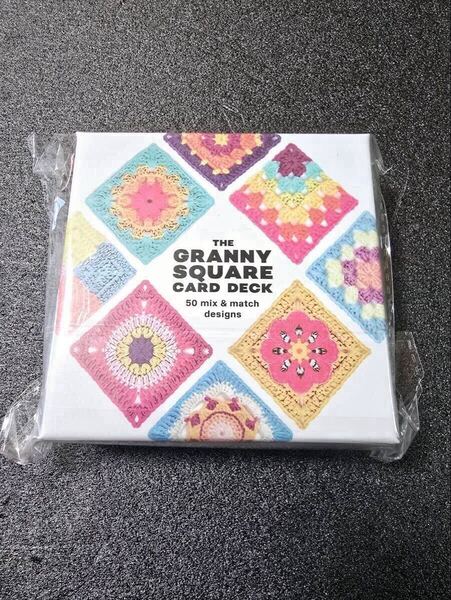 グラニースクエア 50枚 ハンドメイド かぎ針編み 編み物 編み図 カード 趣味