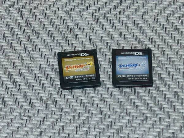 DSソフトのみ◆A ポケットモンスター ハートゴールド&ソウルシルバー /2本セット