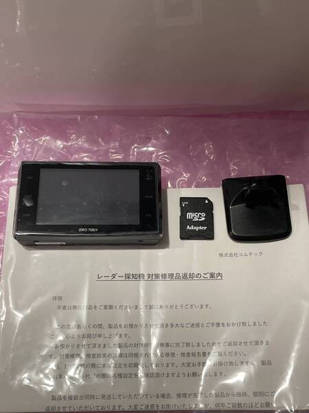 ★送料込★コムテック ZERO708LV タッチパネル仕様GPS搭載レーザー式対応 レーダー探知機 ☆リコール対策済☆