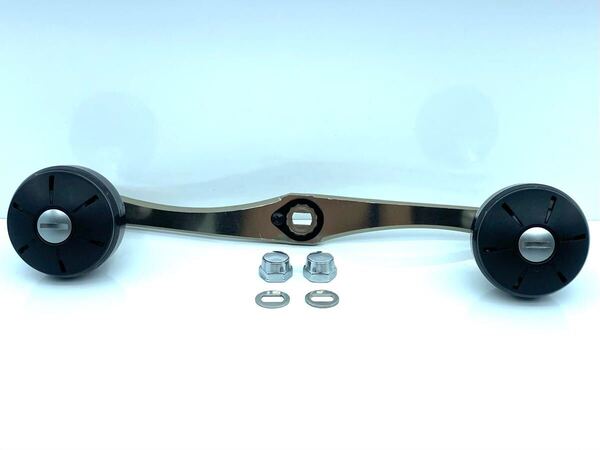 フルセット ファインチューンサービス 164mm ロングハンドル タイラバ パワーハンドル シマノ純正40mm ノブ シマノ ダイワ 8×5 シルバー