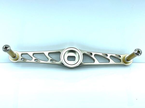 リブレ LIVRE ストレート カスタム ハンドル 95mm シルバー シマノ ②