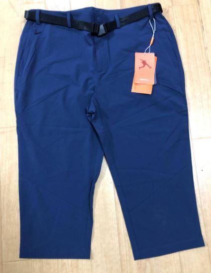 新品 未使用 定価1.4万円 MERRELL メレル アウトドア ストレッチ 軽量 ベルト付き ショーツ ハーフパンツ 76 ネイビー Mサイズ