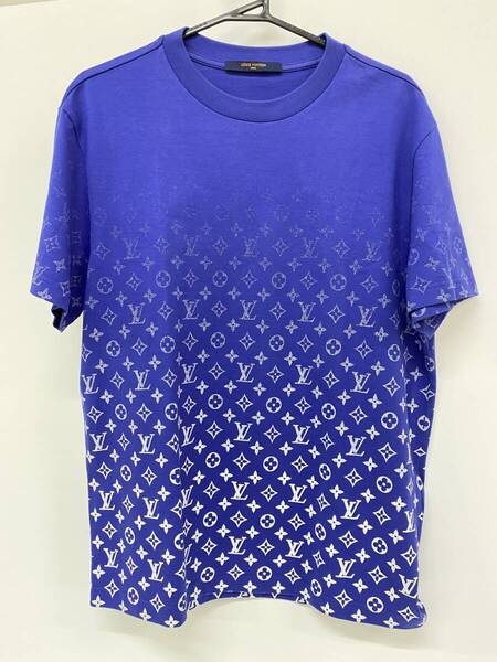 【即決/Mサイズ】 Louis Vuitton Tシャツ モノグラムグラディエント PM222Q NPG HKY46W ブルーペトロール LVSE 綿100% ルイ・ヴィトン