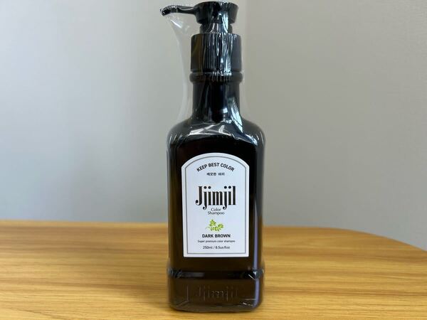 ★未使用★Jjimjil ジムジル カラーシャンプー 250ml ダークブラウン 白髪染め 1本★899