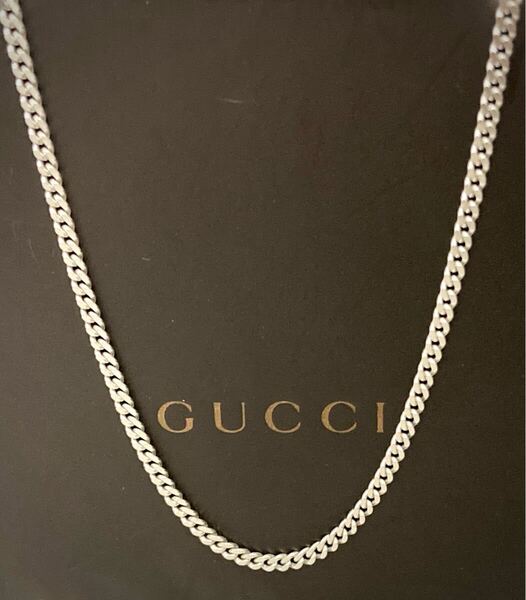 【即決/送料込み】(C)正規品 GUCCI/グッチ 喜平チェーンネックレス シルバー925/スターリングシルバー(49.5-55cm)