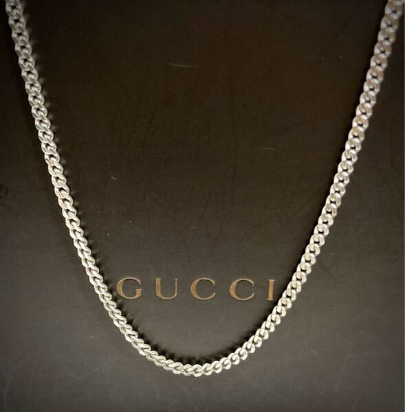 【即決/送料込み】(D)正規品 GUCCI/グッチ 喜平チェーンネックレス シルバー925/スターリングシルバー(50cm/刻印なし)